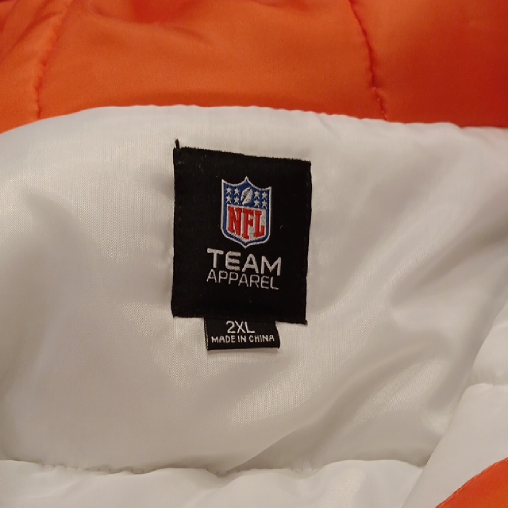 NFL Team Apparel Orange Jacket